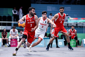 بازی‌های کشورهای اسلامی ۲۰۲۵ ریاض - مسابقه بسکتبال ۳ نفره مردان ایران و ترکیه