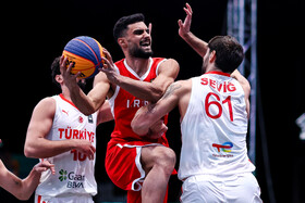 بازی‌های کشورهای اسلامی ۲۰۲۵ ریاض - مسابقه بسکتبال ۳ نفره مردان ایران و ترکیه