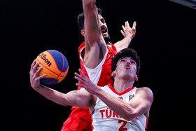 بازی‌های کشورهای اسلامی ۲۰۲۵ ریاض - مسابقه بسکتبال ۳ نفره مردان ایران و ترکیه