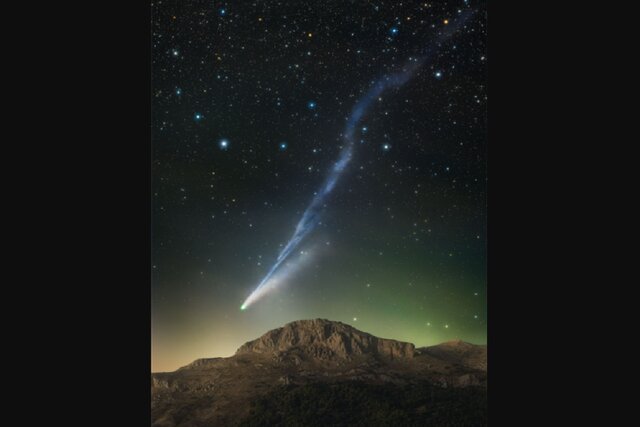 عکس روز ناسا از دنباله سرگردان «دنباله‌دار لمون»