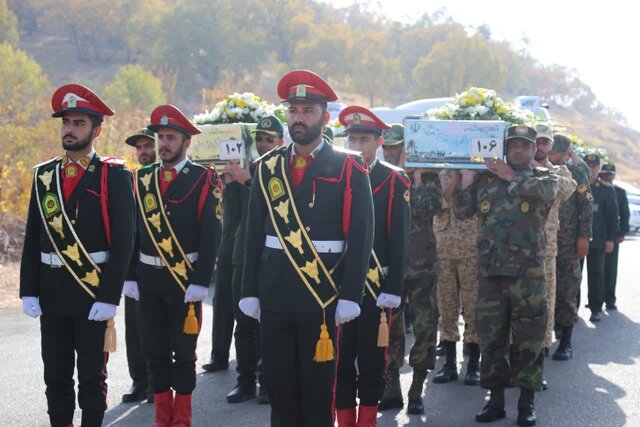 پیکر ۶ شهید گمنام دوران دفاع مقدس وارد یاسوج