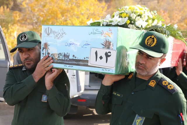 پیکر ۶ شهید گمنام دوران دفاع مقدس وارد یاسوج