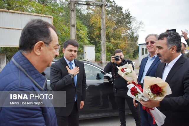 ورود هیأت بلندپایه آذربایجانی از گذرگاه مرزی آستارا برای شرکت در اجلاس استانداران خزر