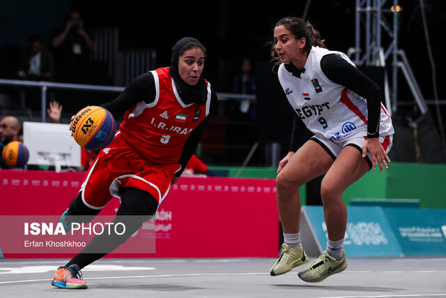 بازی‌های کشورهای اسلامی ۲۰۲۵ ریاض - مسابقه بسکتبال ۳ نفره زنان ایران و مصر