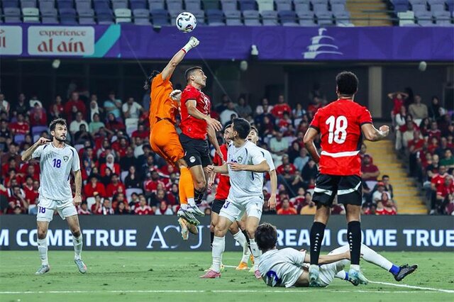 مصر در رده سوم تورنمنت امارات قرار گرفت