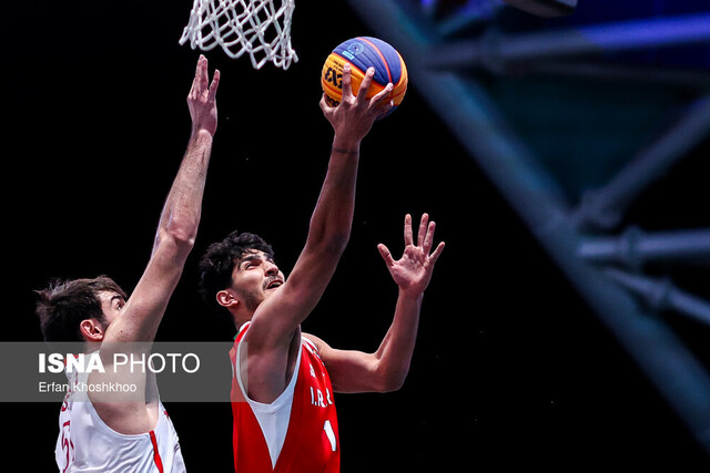 شکست بسکتبال سه نفره مردان ایران مقابل ساحل عاج