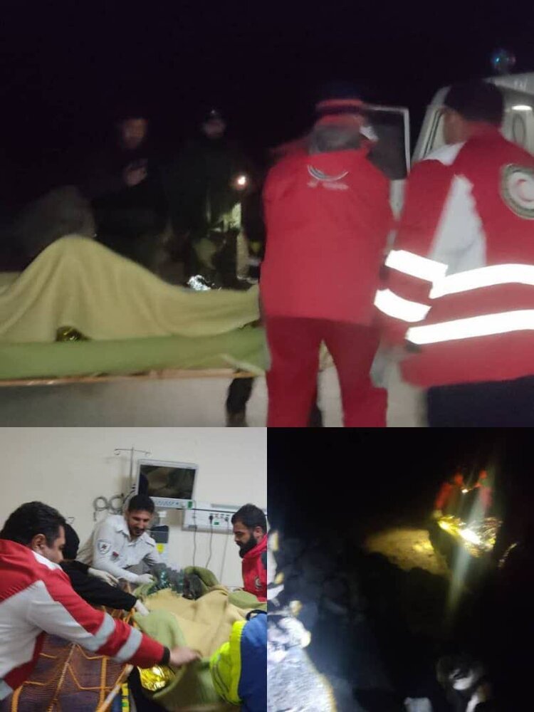 نجات کوهنورد ۲۲ ساله دچار سوختگی در ارتفاعات گردولو مشگین شهر