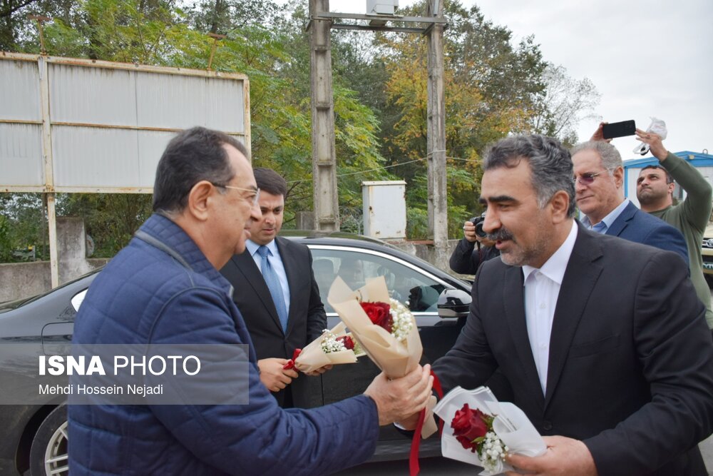 ورود هیأت بلندپایه آذربایجانی از گذرگاه مرزی آستارا برای شرکت در اجلاس استانداران خزر