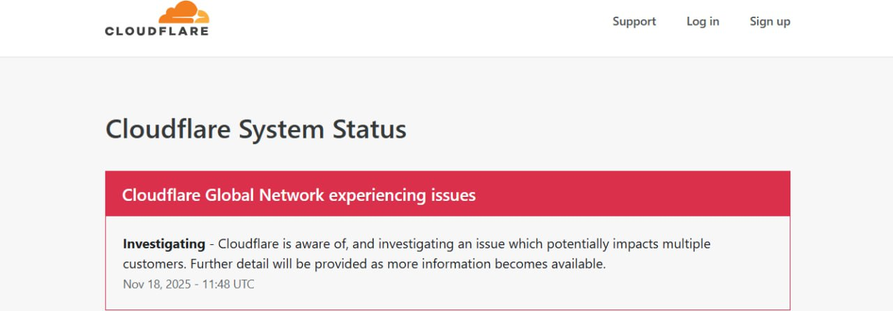 بخش‌هایی از اینترنت جهانی از دسترس خارج شد