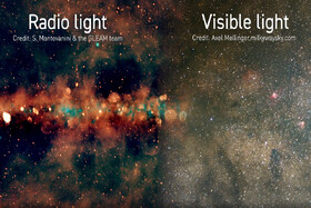 راه شیری در امواج رادیویی