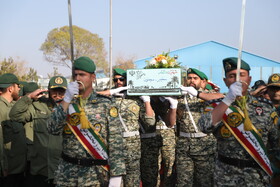 آیین استقبال از پیکرهای مطهر شهدای گمنام - تبریز