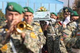 آیین استقبال از پیکرهای مطهر شهدای گمنام - تبریز