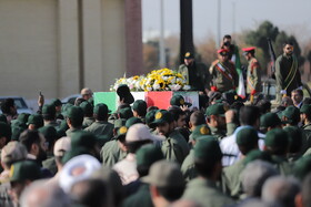 آیین استقبال از پیکرهای مطهر شهدای گمنام - تبریز