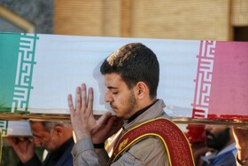 آیین استقبال از پیکرهای مطهر شهدای گمنام - همدان