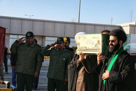 آیین استقبال از پیکرهای مطهر شهدای گمنام - همدان