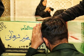 آیین استقبال از پیکرهای مطهر شهدای گمنام - همدان