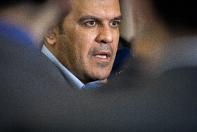 حسین افشین، معاون علمی و فناوری رئیس جمهور در مراسم افتتاحیه نمایشگاه توانمندی‌های اقتصاد دریا محور