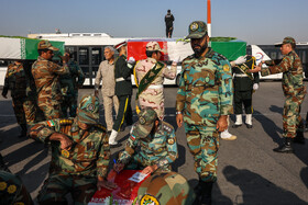 آیین استقبال از پیکرهای مطهر شهدای گمنام - مشهد
