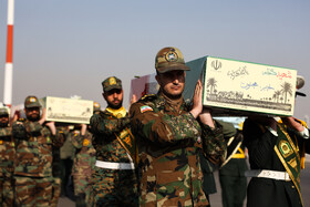 آیین استقبال از پیکرهای مطهر شهدای گمنام - مشهد
