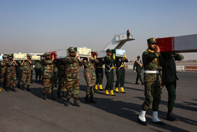 آیین استقبال از پیکرهای مطهر شهدای گمنام - مشهد
