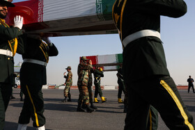 آیین استقبال از پیکرهای مطهر شهدای گمنام - مشهد
