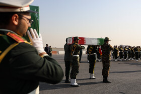 آیین استقبال از پیکرهای مطهر شهدای گمنام - مشهد
