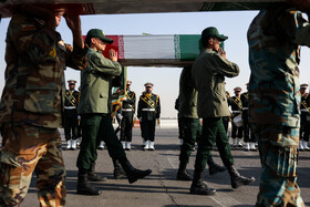 آیین استقبال از پیکرهای مطهر شهدای گمنام - مشهد
