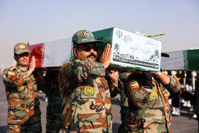 آیین استقبال از پیکرهای مطهر شهدای گمنام - مشهد
