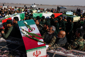 آیین استقبال از پیکرهای مطهر شهدای گمنام - مشهد
