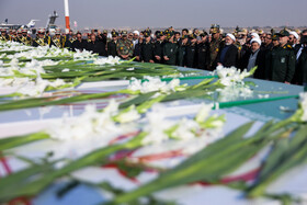 آیین استقبال از پیکرهای مطهر شهدای گمنام - مشهد
