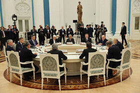 دیدار روسای هیات‌های شرکت‌کننده در اجلاس همکاری شانگهای با رئیس‌جمهور روسیه