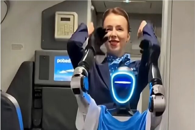 رونمایی از اولین مهماندار رباتیک در روسیه