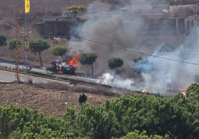 یک شهید در حمله جدید رژیم صهیونیستی به خودرویی در جنوب لبنان