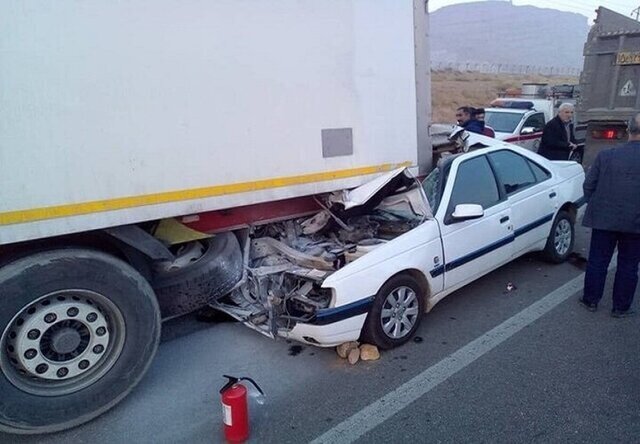 عکس آرشیوی است ۹ کشته در تصادف خودروی حامل اتباع خارجی در سیستان و بلوچستان