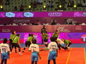 سومین پیروزی تیم ملی کبدی زنان در قهرمانی جهان