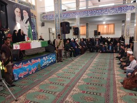 تشییع پیکر مطهر شهید گمنام دوران دفاع مقدس در ساوه