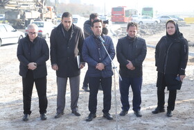 آرش امین‌بخش ، شهردار منطقه سه تبریز در بازدید اصحاب رسانه از پروژه‌های شهرداری منطقه ۳ تبریز