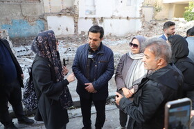 مسیر گشایی خیابان ملت در تور رسانه ای شهرداری منطقه ۳ تبریز