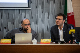 وحید شالچی و حامد حاجی حیدری در نشست «مقاومت به مثابه امر اجتماعی»