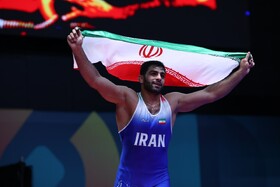ویدیو/ چهارمین طلای ساروی در کشتی فرنگی قهرمانی آسیا