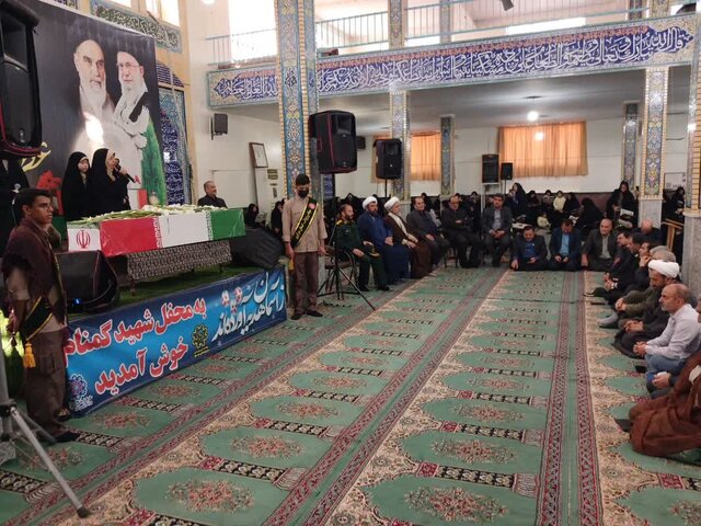 تشییع پیکر مطهر شهید گمنام دوران دفاع مقدس در ساوه