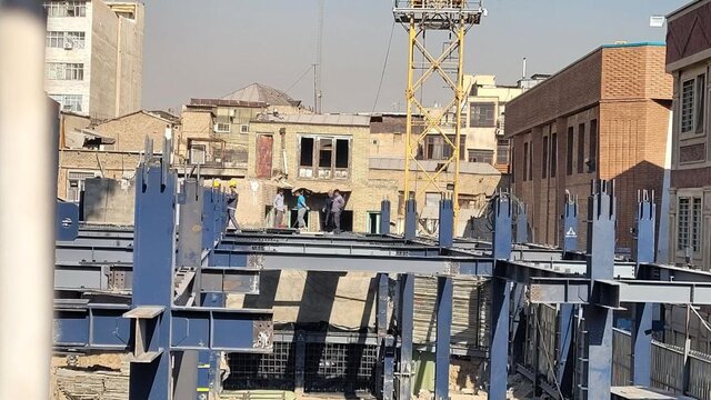 دستور وزیر نقض شد؛ حریم کاخ گلستان زیر بار ساخت‌وساز رفت + فیلم