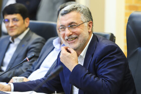 دکتر محمدرضا ظفرقندی وزیر بهداشت، درمان و آموزش پزشکی در نشست شورای برنامه‌ریزی و توسعه استان کرمان