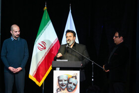 جواد کیانی، معاون شهرداری مشهد در اختتامیه سی و پنجمین جشنواره تئاتر استان خراسان رضوی