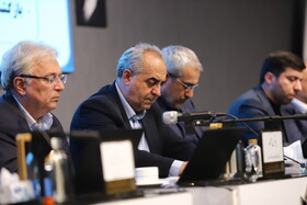 بهرام سرمست، استاندار استان آذربایجان شرقی در نشست شورای گفتگوی دولت و بخش خصوصی استان آذربایجان شرقی با حضور وزیر امور اقتصادی و دارایی