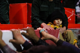 آیین استقبال از پیکرهای مطهر شهدای گمنام - کاشان