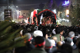 آیین استقبال از پیکرهای مطهر شهدای گمنام - کاشان