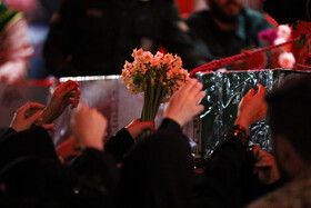 آیین استقبال از پیکرهای مطهر شهدای گمنام - کاشان