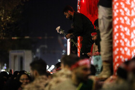 آیین استقبال از پیکرهای مطهر شهدای گمنام - کاشان