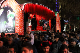 آیین استقبال از پیکرهای مطهر شهدای گمنام - کاشان